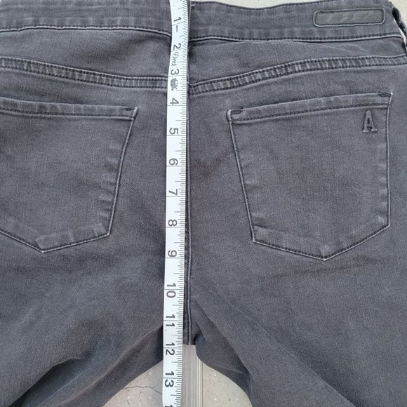 Articles of Society Motto Ebony Skinny Black Denim Jeans Mya 4 Zip Womans 27 - Picture 5 of 8